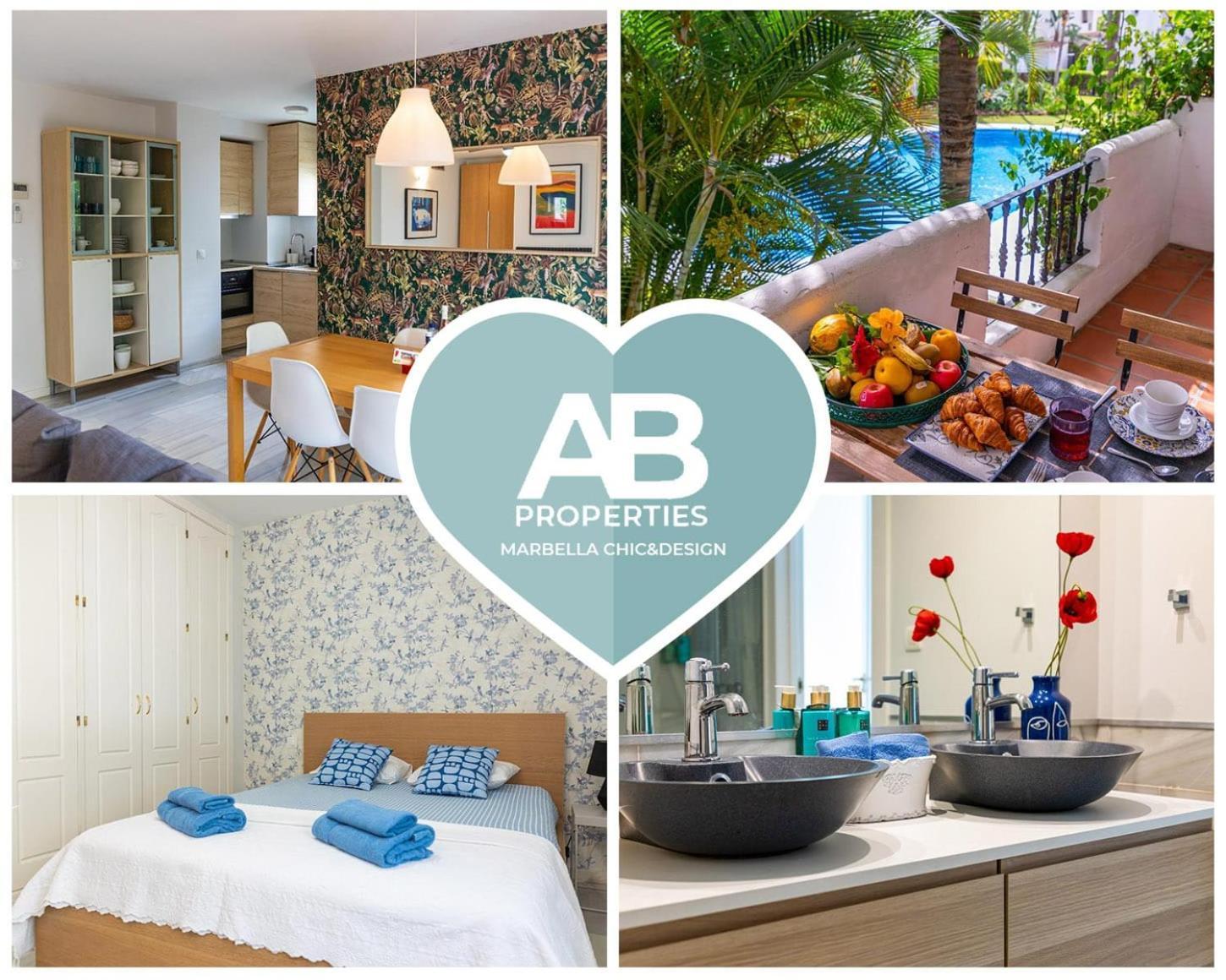 Ab Properties - Design Penthouse Marbella - Puerto Banus - Golden Mile - Pool And Tropical Garden View Ngoại thất bức ảnh